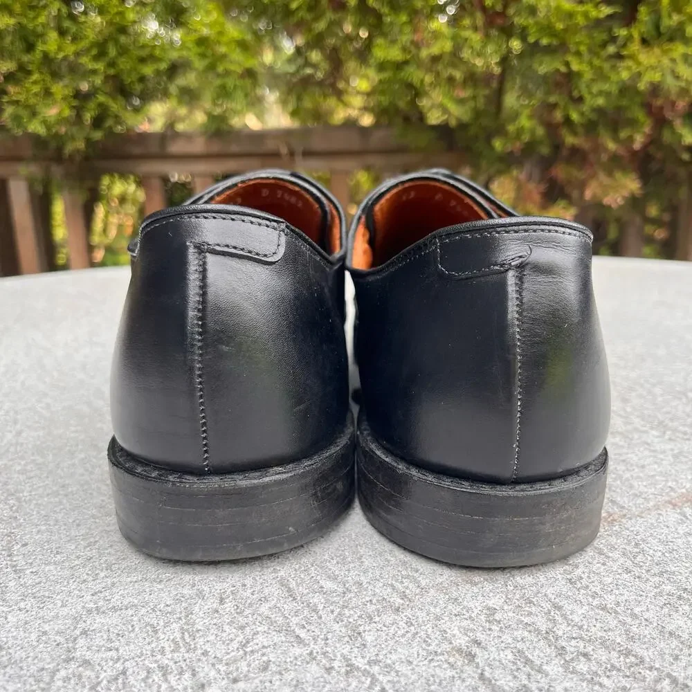Allen Edmonds Boulevard Punched Cap Toe Dress Shoes Black Size 13D